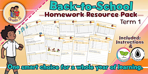 Grade 2 Phonics - Term 3 - Homework - Resource Pack (CAPS Aligned)