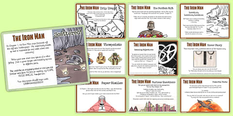 The Iron Man Differentiated Reading Questions Activity