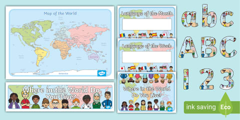 EAL and Multilingual Classroom - Display Lettering