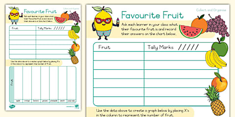 Grade 1 Data Handling: Representing Data - Toys