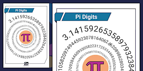 Definition of Pi Poster