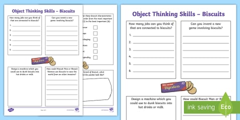Object Thinking Skills: Key Worksheet