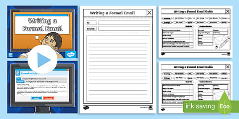 Email Writing Practice Template