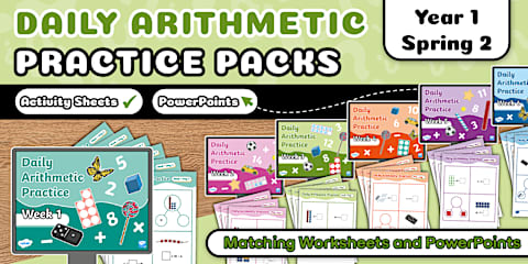 Year 1 Spring 1 Daily Arithmetic Practice Pack