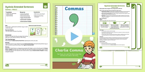 Pack 6 Dyslexia Intervention Simple Reading Comprehension: Review