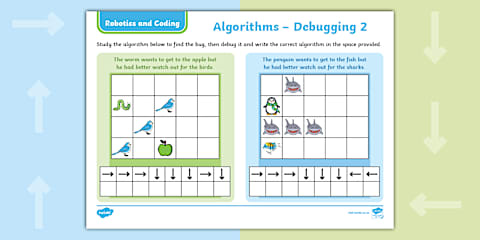 Grade R Robotics and Coding - Term 2 - Coding - Worksheet: Find the ...