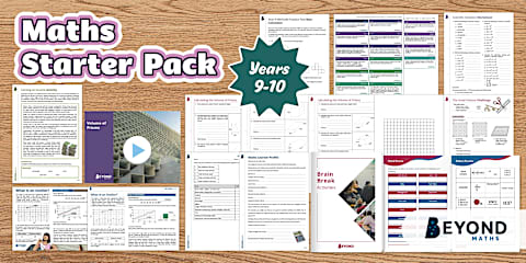 Year 9 - Year 10 Maths Formulae Overview