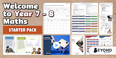 Welcome to Secondary Maths Activity Booklet