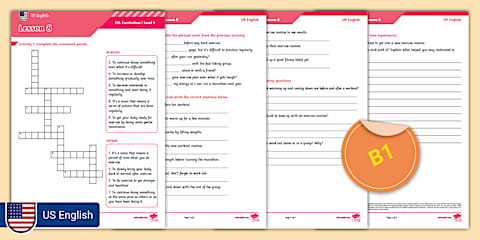 ESL Curriculum (US-English) Level 9 Lesson 10 Activity Sheet
