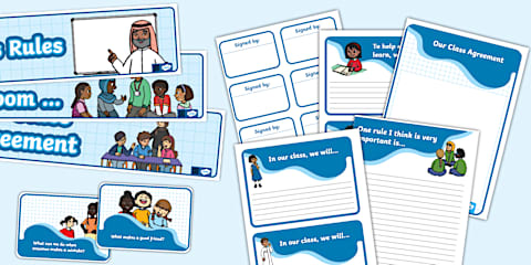 Our Classroom Agreements Display Poster