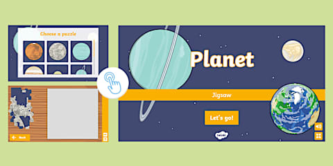 The Solar System Interactive Pairs Game