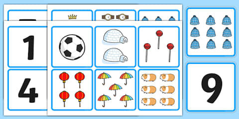 Ordering Numbers 1 to 10 Activity
