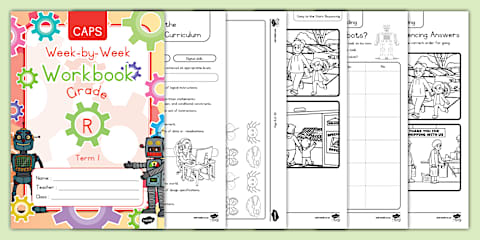 Grade R - Coding and Robotics - Term 1- Workbook (Extra Practice)
