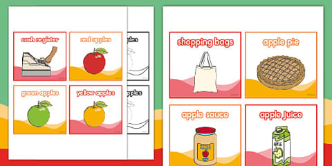 Apple Farm Stand Dramatic Play Order Form