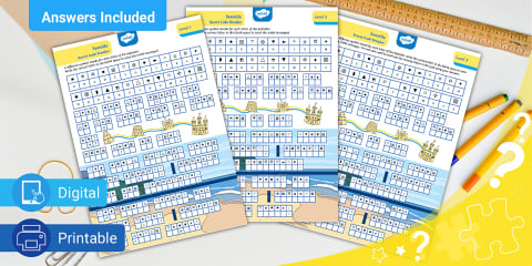 Captain Cockatoo and the Ocean's Crown Secret Code Breaking Puzzle Pack