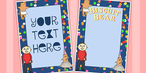 Stick Puppets to Support Teaching on Biscuit Bear - Biscuit, Bear ...