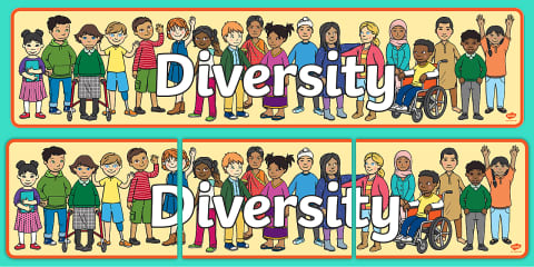 Diversity Display Lettering Diversity Display Lettering