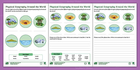 Y 3-6 Human and Physical Geographical Features PPT