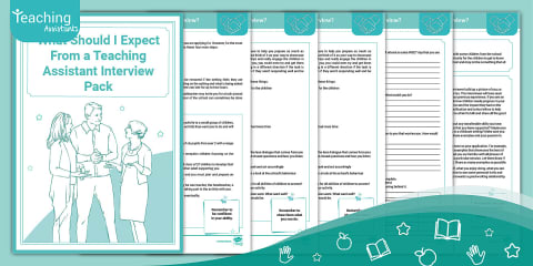 Interview Inspiration Pack: Using Stories in a TA/LSA/HLTA Interview ...