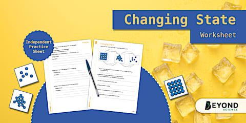 State Conversion Worksheet Changes of State Cut and Stick