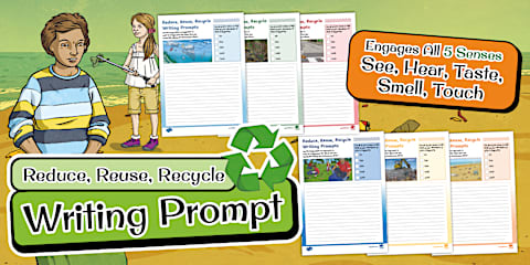 Reduce, Reuse, Recycle Handwriting Booklet