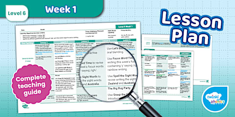 Twinkl Phonics 'y' saying /igh/ - Level 6 Week 1 Workbook