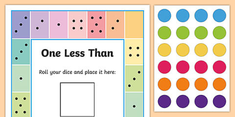 One Less Year One Less Matching Worksheet