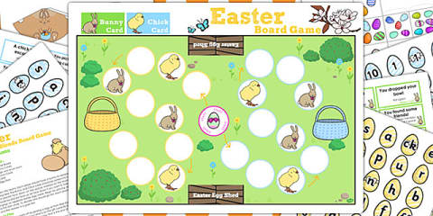 Phase 3 Sounds Easter Bunny Hop Board Game