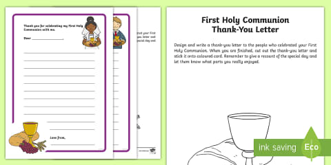 First Holy Communion Certificate