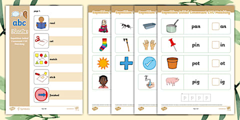 SATPIN Games - Phonics Read and Race Game