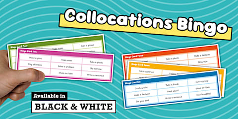Collocation Sorting Cut and Paste Activity Sheet