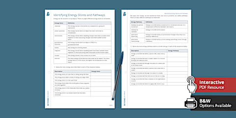 Energy Analysis Graph Skills Worksheet
