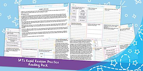Year 4 Reading Revision Activity Mat Pack 4