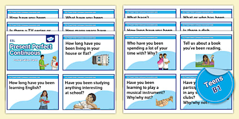 ESL Present Perfect Continuous PPT Lesson [Teens, B1]