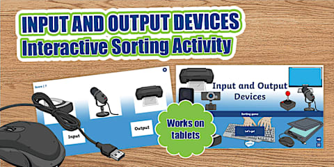 Computer Input and Output Interactive Sorting Game