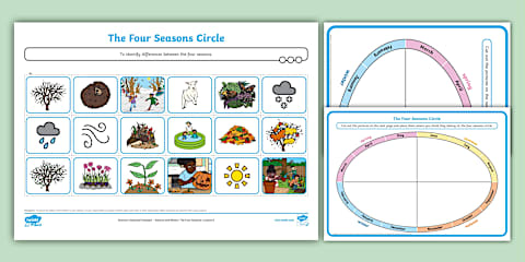 Seasons Matching Worksheet