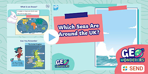 Geo Wonderers KS1 The UK Features of The UK Sorting Activity Lesson 5