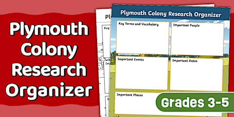 Fifth Grade Plymouth Colony Reading Comprehension Worksheet