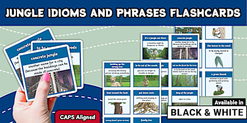 Intermediate Phase - English - Idioms and Phrases for Spring - Flash ...