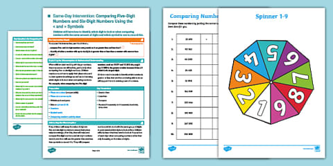 Year 5 Maths Same-Day Intervention Plan: Identifying and Placing 5- and ...
