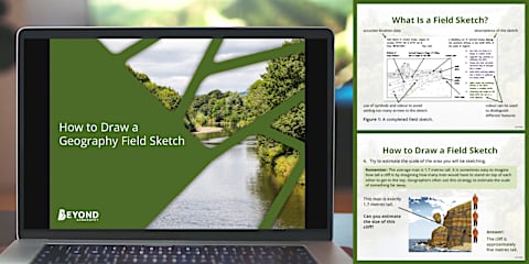 Geography Fieldwork: How To Draw A Field Sketch Guide