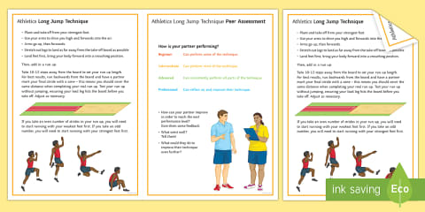 The Rules of Long Jump Display Poster
