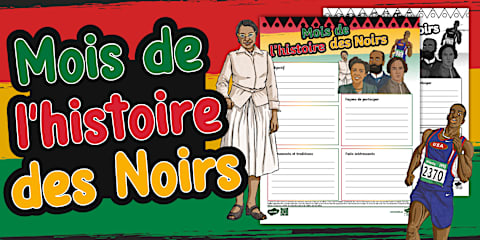 Activité de vocabulaire - Texte à trous : Le Mois de l'histoire des ...