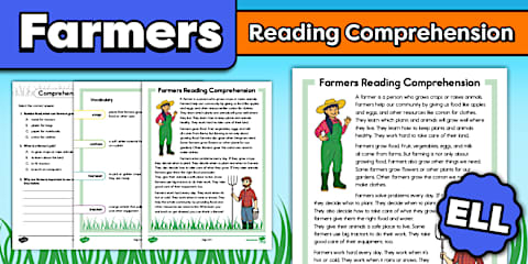 Chefs Reading Passage Comprehension Worksheet for ELL
