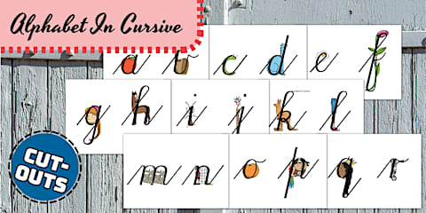 Grade 3 English Term 1 SA Cursive Letter Formation Posters (CAPS Aligned)
