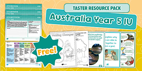 FREE! Twinkl Australia Integrated Units Year 4 Taster Pack