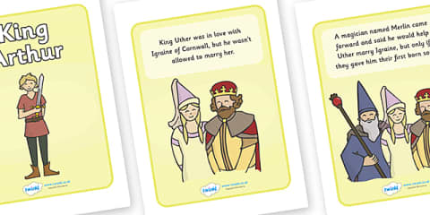 The Legend of King Arthur Word Mat