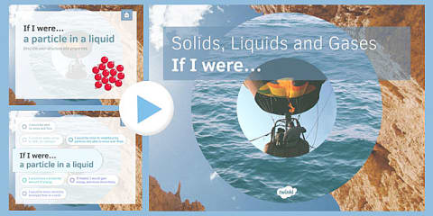Solids, Liquids and Gases Photo Display Banner