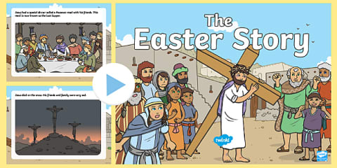 preview of The Easter Story KS1 PowerPoint