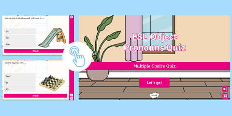 ESL Subject Pronouns Interactive Quiz
